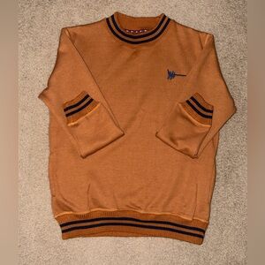 Walker Wear Luxury Athleisure Crewneck, XL, Pumpkin Vintage Inspired